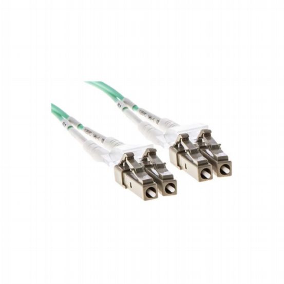 Duplex Patch Cable, LC/UPC-LC/UPC, OM4, 3.0 mm Riser, 0.5 m / 1.6 ft