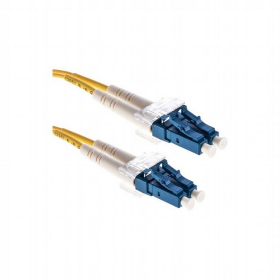 Duplex Patch Cable, LC/APC-LC/APC, OS2, 3.0 mm Riser, 0.5 m / 1.6 ft