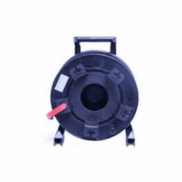 Cleerline Technology XLarge portable cable reel with casters.