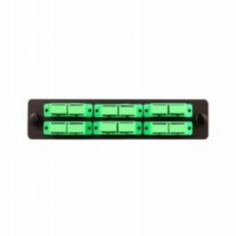 Cleerline Technology Adapter Plate, 12 Fiber, Duplex, SC/APC, 9 µm OS2, Green