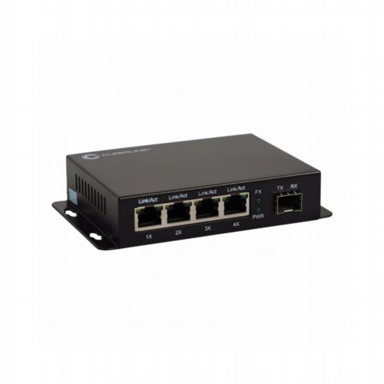 1 x SFP to 4 x RJ45 Gigabit Non-Managed Switch