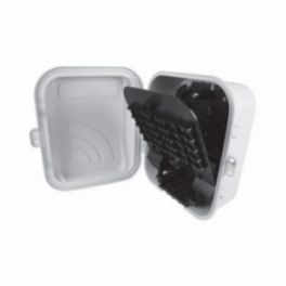 Cleerline Technology Outdoor Fiber Optic Plastic Enclosure, Empty (Holds 12 SC Simplex or 12 LC Duplex Adapters)