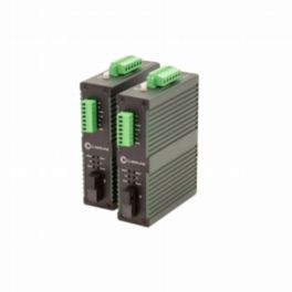 Cleerline Technology Industrial RS232/RS485/RS422 Serial to Fiber Converter
