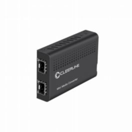 Cleerline Technology Gigabit 1000Base-X to 1000Base-X SFP to SFP converter, AC US power supply