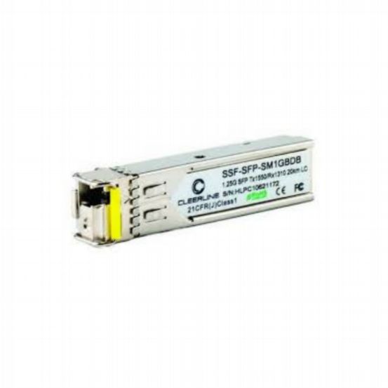 1.25G SFP transceiver SM BiDi T:1550/R:1310nm, 20Km max reach, w/DDM
