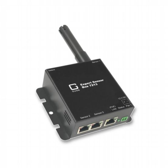 GUDE LAN Sensor Box for Environmental Monitoring, Temperature, Humidity & Air Pressure