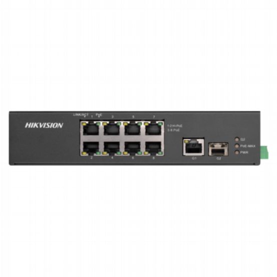 DS-3T0310HP-E/HS - 8P 2HiPoE Rugged Switch