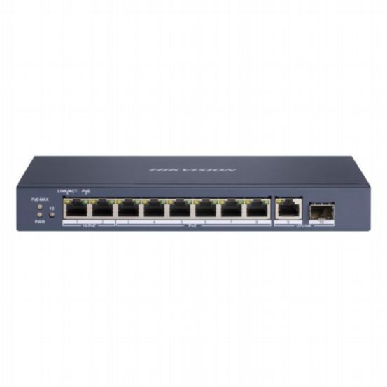 DS-3E0510HP-E - 8Port 2 Hi-PoE Gbit Switch