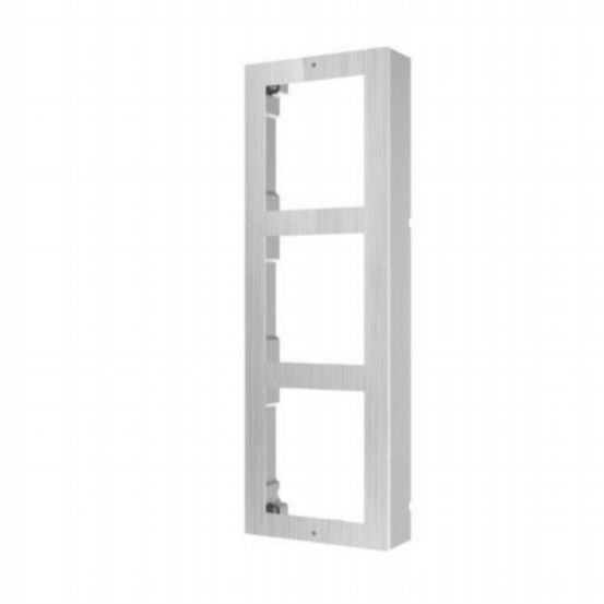 DS-KD-ACW3/S - 3 Gang S/Steel Surface Moun