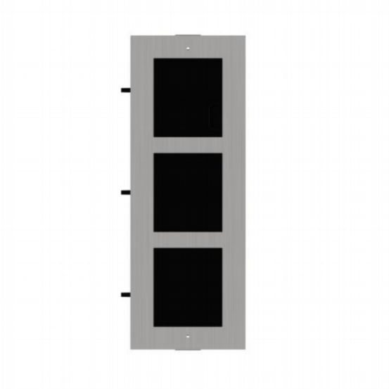 DS-KD-ACF3/S - 3 Gang S/Steel Flush Mount