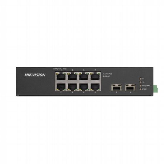 DS-3T0510HP-E/HS - L2, Unmanaged, 8 Gig