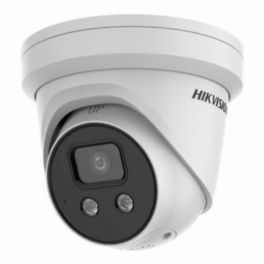 Hikvision CCTV Hikvision DS-2CD2346G2-ISU/SL(2.8mm)(C) 4MP AcuSense Turret Camera with Strobe & Audio Alarm