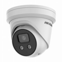 Hikvision CCTV Hikvision DS-2CD2346G2-ISU/SL(4mm)(C) 4MP AcuSense Turret Camera with Strobe & Audio Alarm