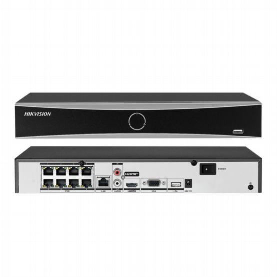DS-7608NXI-K1-4TB - 8MP 8-Ch 1 SATA NVR