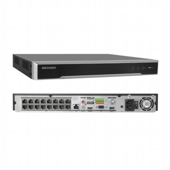 DS-7616NI-M2/16P-12TB - 16ch PoE 1U NVR