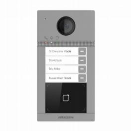 Hikvision CCTV DS-KV8413-WME1(C) - 4 Buttons Metal Villa