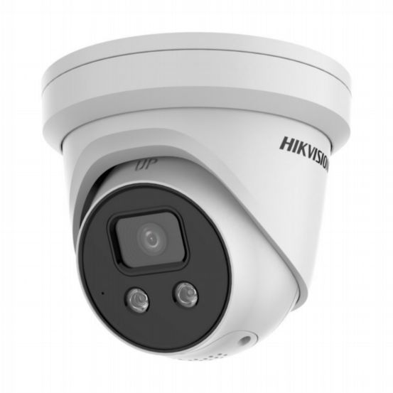 Hikvision DS-2CD2386G2-ISU/SL(2.8mm)(C)(Grey) 4K AcuSense Strobe Light and Audible Warning Fixed Turret Network Camera