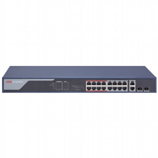 DS-3E0318P-E(C) - L2, Unmanaged,16 10/100M
