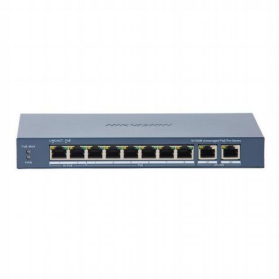 DS-3E0310HP-E(C) - Unman 8 Port Hi-PoE Swi