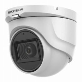 Hikvision CCTV Hikvision DS-2CE76H0T-ITMFS(2.8mm)(Grey) 5MP Audio Fixed Turret Camera