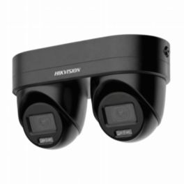 Hikvision CCTV Hikvision DS-2CD2346G3D-IZ2UY/SL(2.8/4mm)BLACK 4MP Dual-Lens Fixed Point Zoom Turret Camera