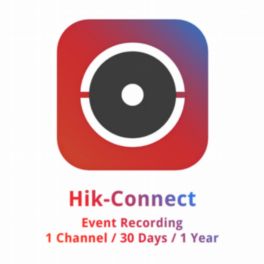 Hikvision CCTV HC-EventRecording/30Day/1CH/1Y