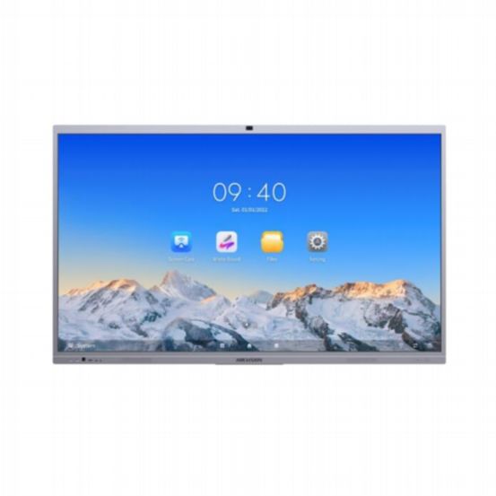 Hikvision 75” 4K Interactive Display – Ultra Series (Android 14, 8MP Camera, 8-Mic Array)