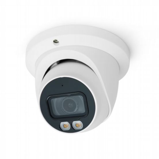 4MP IP Indoor/Outdoor Small Size Eyeball Dome. Fixed 2.8mm Lens (122Â°). 98 Feet LED. PoE Capable. TAA Compliant