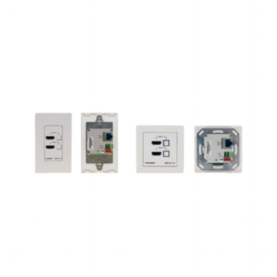 WP-211T/EU-80/86(W) EU & UKsize WallPlate Switcher/Transmitter with EU & UK White Frames