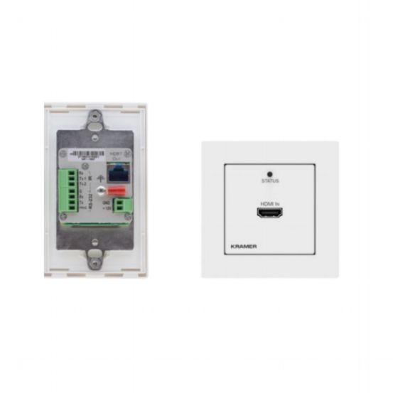 WP-871XR/EU-80/86(W) 4K HDR HDMI 1–Gang PoC Wall–Plate Transmitter over Long–Reach DGKat 2.0