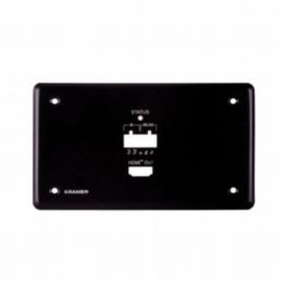 Kramer WP-789R EU PANEL SET Black Frame and Faceplate Set for WP-789R Wall Plate