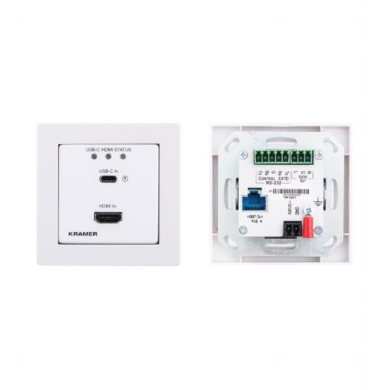 WP-20CT-EU-PANEL-SET-80/86(B) Black Frame and Faceplate Set for WP-20CT Wall Plate