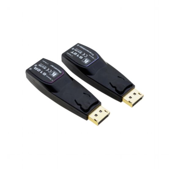 612R/T 4K60 4:4:4 DP Transmitter/Receiver over Extended-Reach MM Fiber Optic