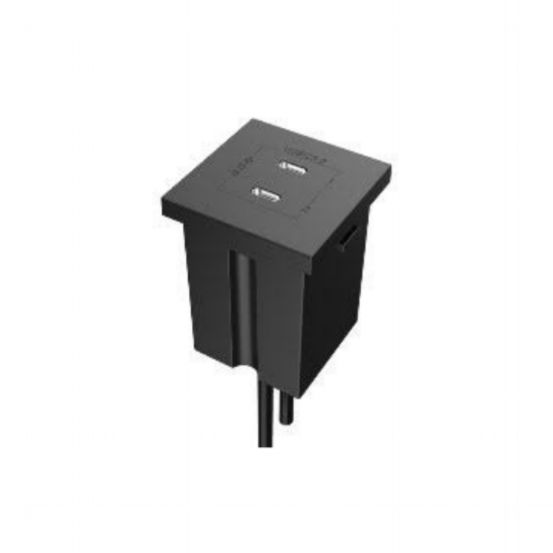 MD-C/CF(W) White passive module with 1 USBC FF port input. Female output