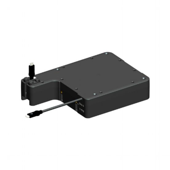 T-REC5-U32/FF Table Retractor type 5 for USBC 3.2/FF - 4K@60 (4:4:4); 10Gbps; 100W power charging. Cable 170cm length; 35cm tail