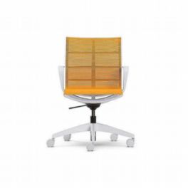 Kramer Chair_Sedus_se_joy_Grey-Frame_Orange-Fabric
