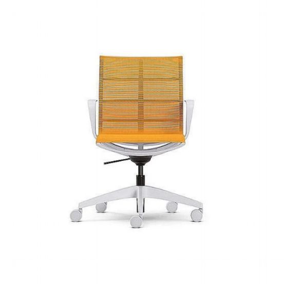 Chair_Sedus_se_joy_Grey-Frame_Orange-Fabric