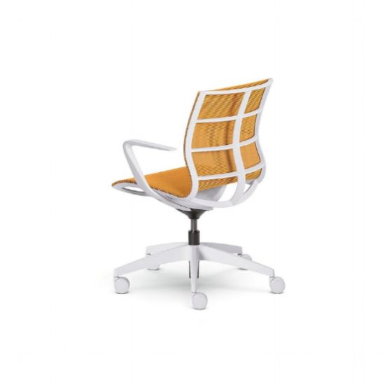 Stool_Sedus_ se_joy_Grey -Frame_Orange-Fabric