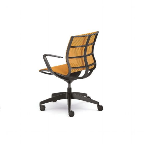 Stool-Sedus_se_joy_Black-Frame_Orange-Fabric