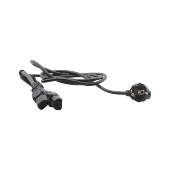 C-ACY/EU TBUS AC Power Cord Dual Outputs - Right-Angle Europe 6ft 220V AC