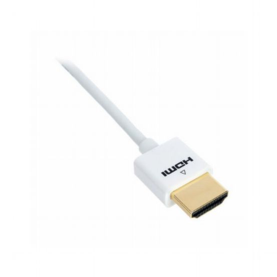 C-HM/HM/PICO/WH-3 Ultra Slim Flexible High-Speed HDMI Cable with Ethernet - White