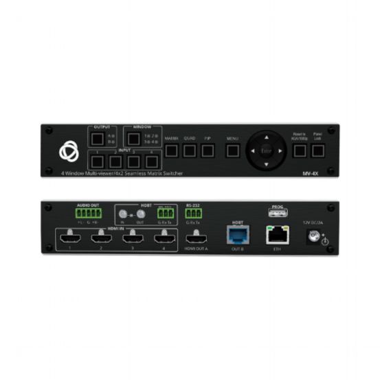 MV-4X 4K ProScale™ Receiver/Scaler with HDBaseT and HDMI Inputs