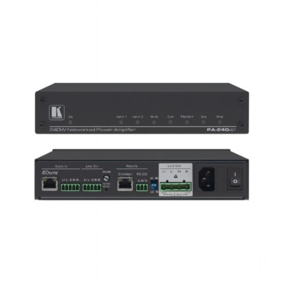 PA-240Net 240W Networked Power Amplifier