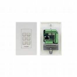 Kramer RC-306/US-D(W/B) 6–button Ethernet and KNET™ 1-gang Control Keypad, PoE