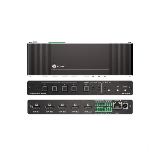 SWT3-41-H 4K60 4:4:4 4x1 HDMI Switcher with audio and control