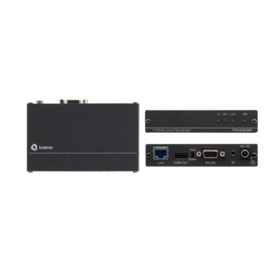 TP-580R 4K60 4:2:0 HDMI HDCP 2.2 Receiver with RS-232 & IR over Long-Reach HDBaseT