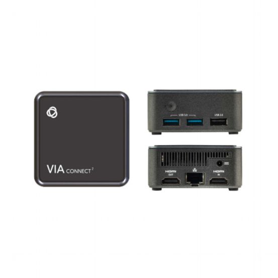 VIA-CONNECT2 Simultaneous Wired and Wireless Presentation and Collaboration Solution