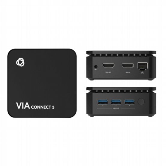 Kramer VIA Connect 3 – Compact & Secure 4K Wireless Presentation & Collaboration Solution