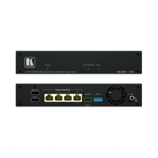 VM-4DKT 1:4 4K60 4:4:4 HDMI to Long–Reach DGKat 2.0 DA