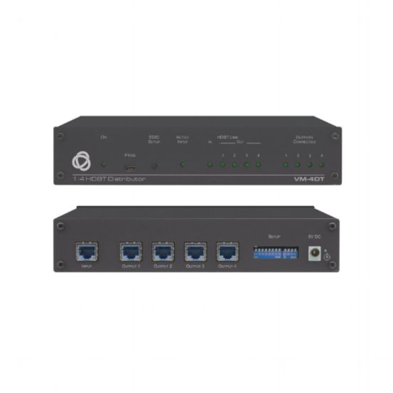 VM-4DT 1:4 4K60 4:2:0 Long-Reach HDBaseT DA